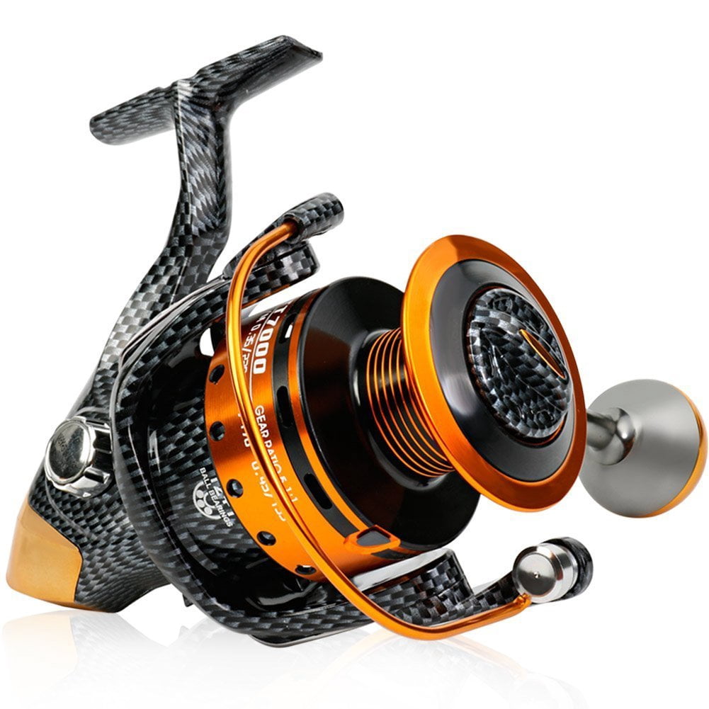 Fishing Reels- 12+1 Bb  Light And Smooth Spinning Reels Carbon Fiber Drag Saltwater Freshwater