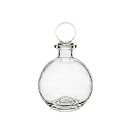Chinese Cooking Box Perfume Studio Clear Glass Round Bottle with an Air Tight Glass Stopper; 8.6oz / 255ml Lead Free Glass Bottle. Ideal for Essential Oils, Perfume Oils, Cooking Oils, Extracts, Salad Dressings, Liquor ()