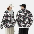 thumbnail image 4 of KLL Mignon Chien Caniche Imprimé Veste à Capuche Extérieure Protection Solaire UPF 50+ pour Hommes et Femmes Manches Longues Pêche Randonnée Performance Shirt-3TG, 4 of 7