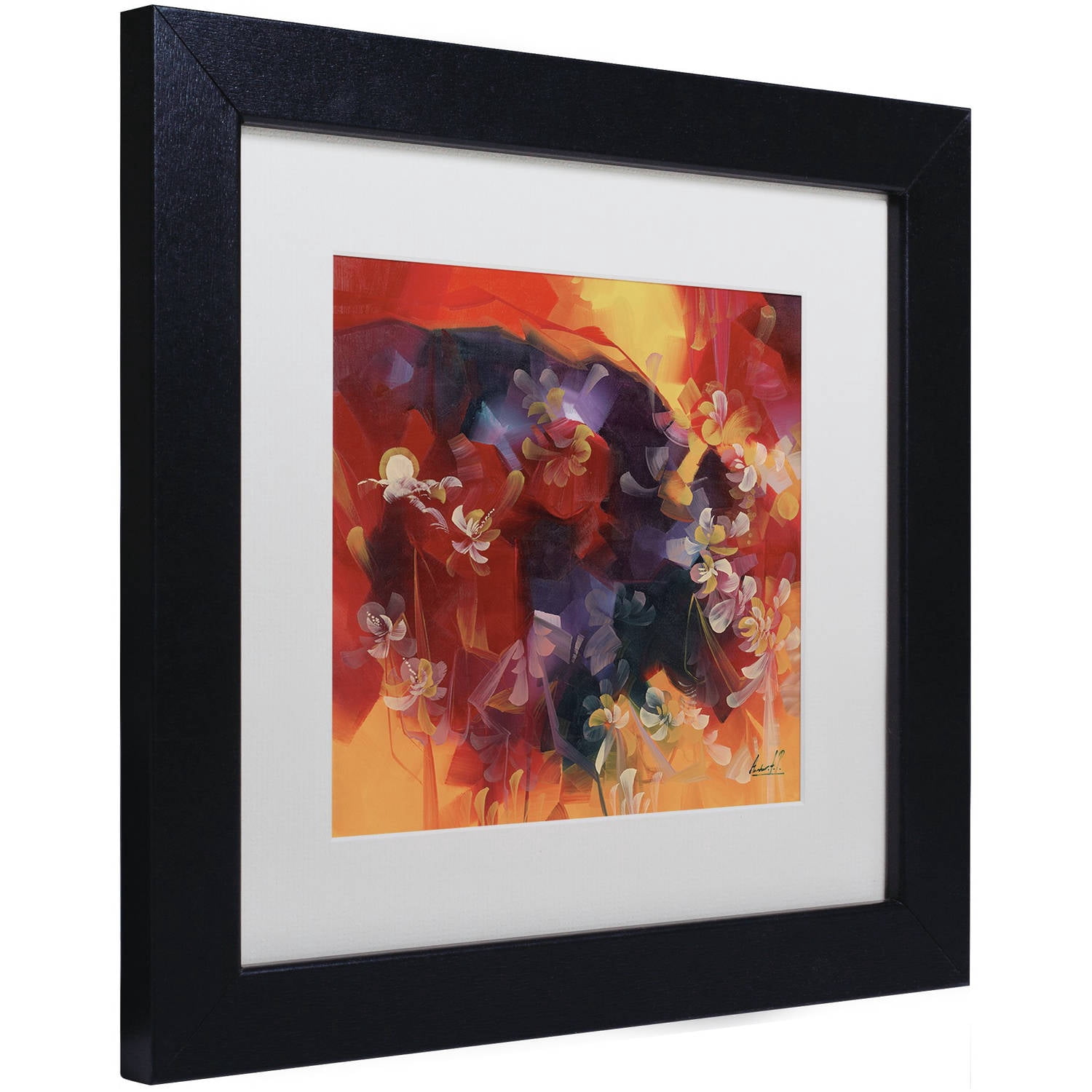 Trademark Fine Art "Hot Nights" Canvas Art by Masters Fine Art, White Matte, Black Frame