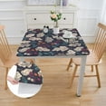 thumbnail image 2 of HAOXIT Autumn Pattern Square Tablecloth,Stain Wrinkle Resistant Reusable Washable Print,for Kitchen Indoor Outdoor Events Party Decor 40*40, 2 of 8
