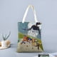 thumbnail image 2 of SMG4 Movie Bolso de tela con estampado de lienzo para mujer, bolsa de compras reutilizable y estética, con cremallera interior, regalo para mujer, 35 × 40 cm., 2 of 6