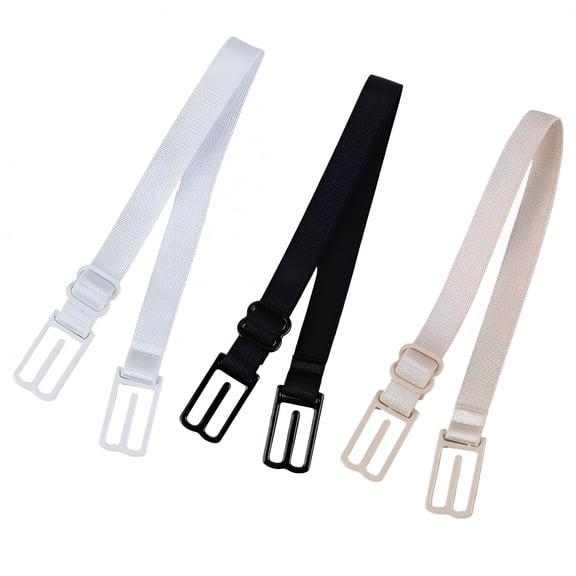 OQRKI 3 Pack Bra Strap Holders for Slipping, Bra Strap Clips Racerback Converters Elastic Bra Strap Holder Bra Clips to Make Racerback Conceal Straps Bra Accessories, 3 Colors