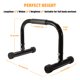 thumbnail image 5 of Barra de flexiones Parallettes Bars AmazeFan High Steel de 30 cm, color negro, 5 of 7