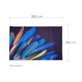 thumbnail image 2 of Tapete Decorativo para Sala Estilo Nórdico ilios innova  Plumas 3d 200x300cm, 2 of 9