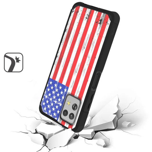 For Motorola G POWER 5G (2023) Tough Strong Hybrid (Magnet Mount Friendly) Case Cover - USA