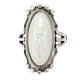 thumbnail image 4 of Anillo de piedras preciosas de imitación para mujer, aleación de moda, Retro, brillante, anillo con purpurina, regalo de vacaciones, accesorio de joyería, 4 of 5