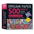 thumbnail image 1 of Origami Paper 500 sheets Bright Flowers 6" (15 cm): Double-Sided Origami Sheets with 12 Punchy Floral Designs (Instructions for 5 Projects Included), 1 of 2
