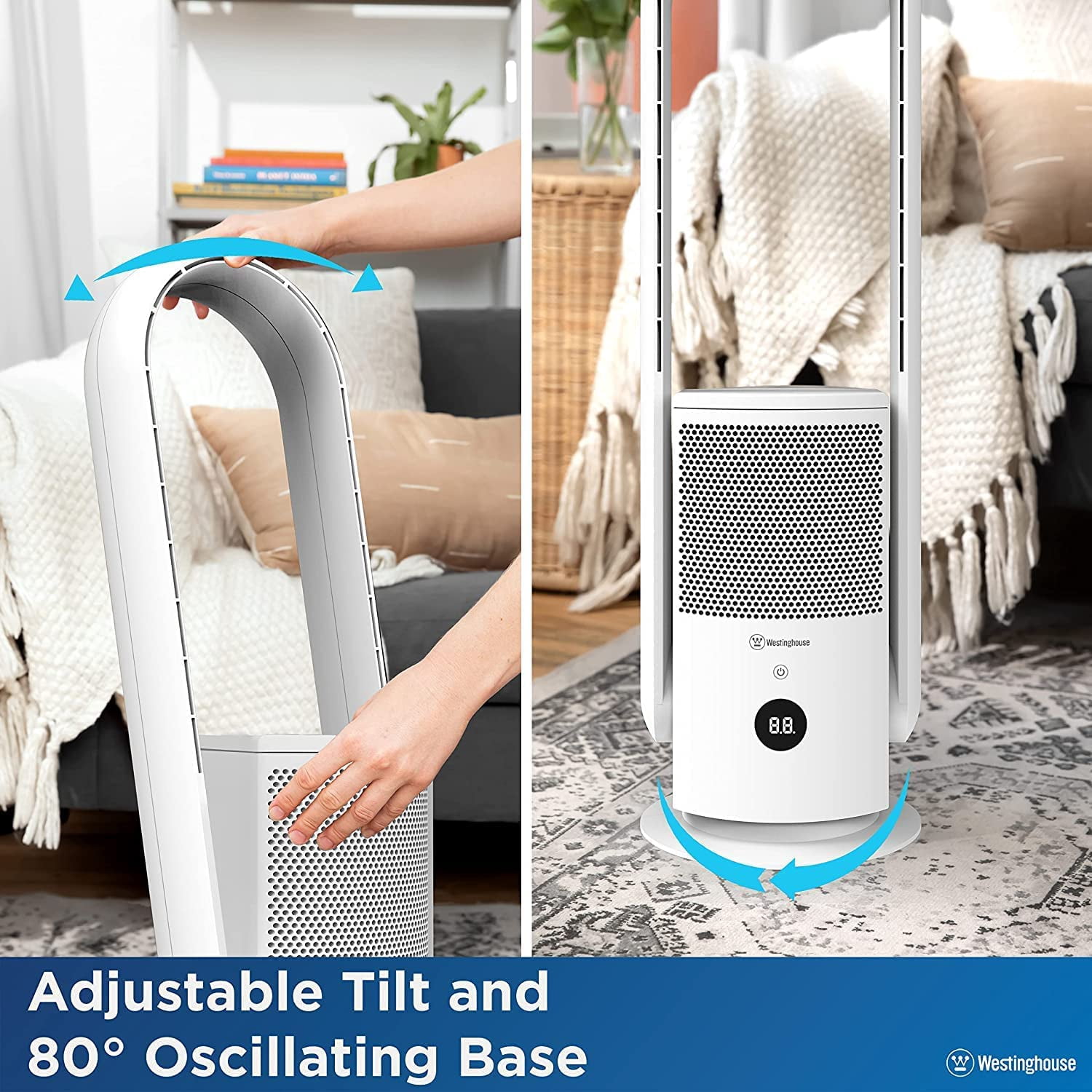 Westinghouse 4.5L Ultrasonic Cool Mist Humidifier, White