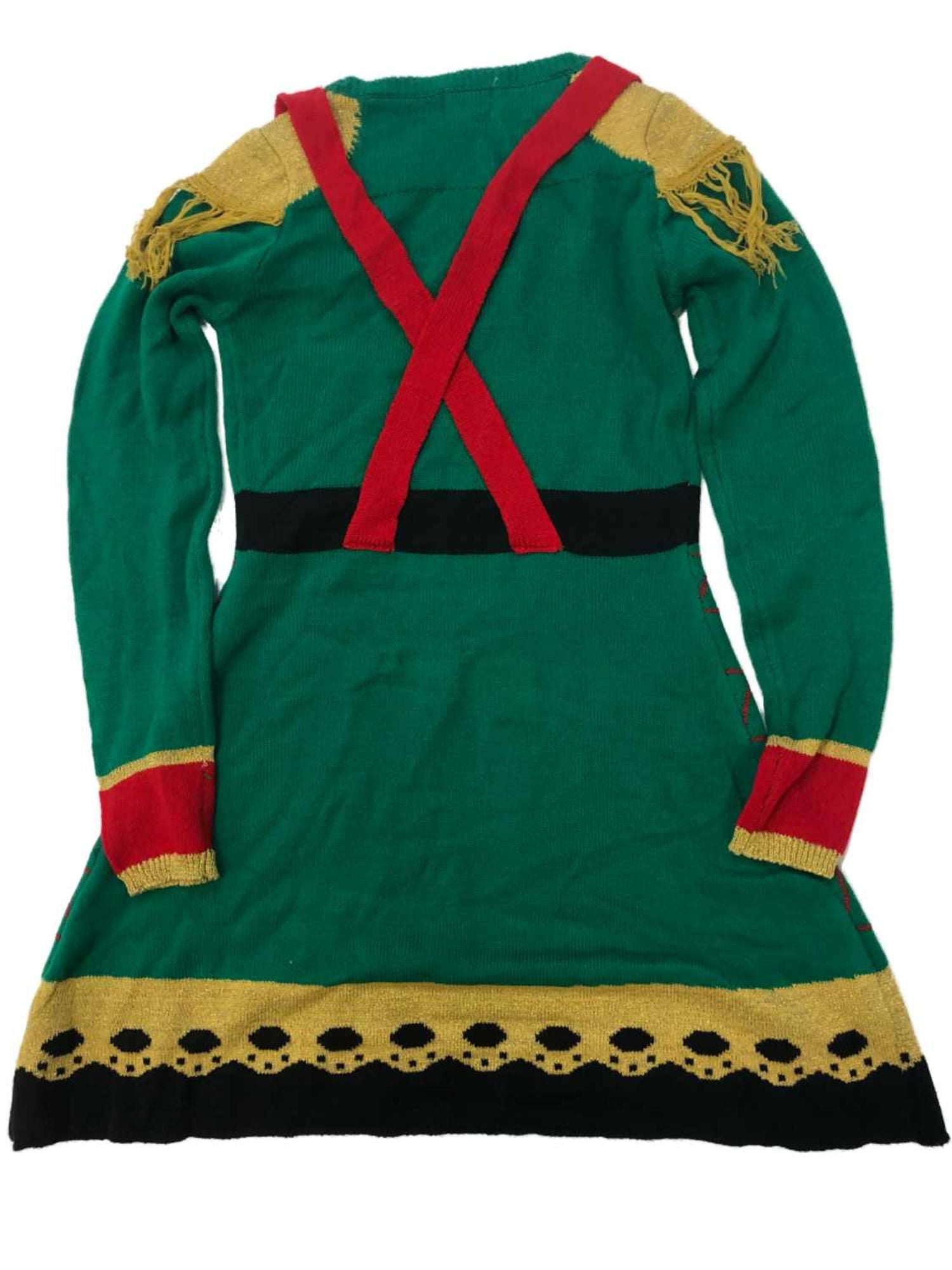 Womens Green Toy Soldier Nutcracker 