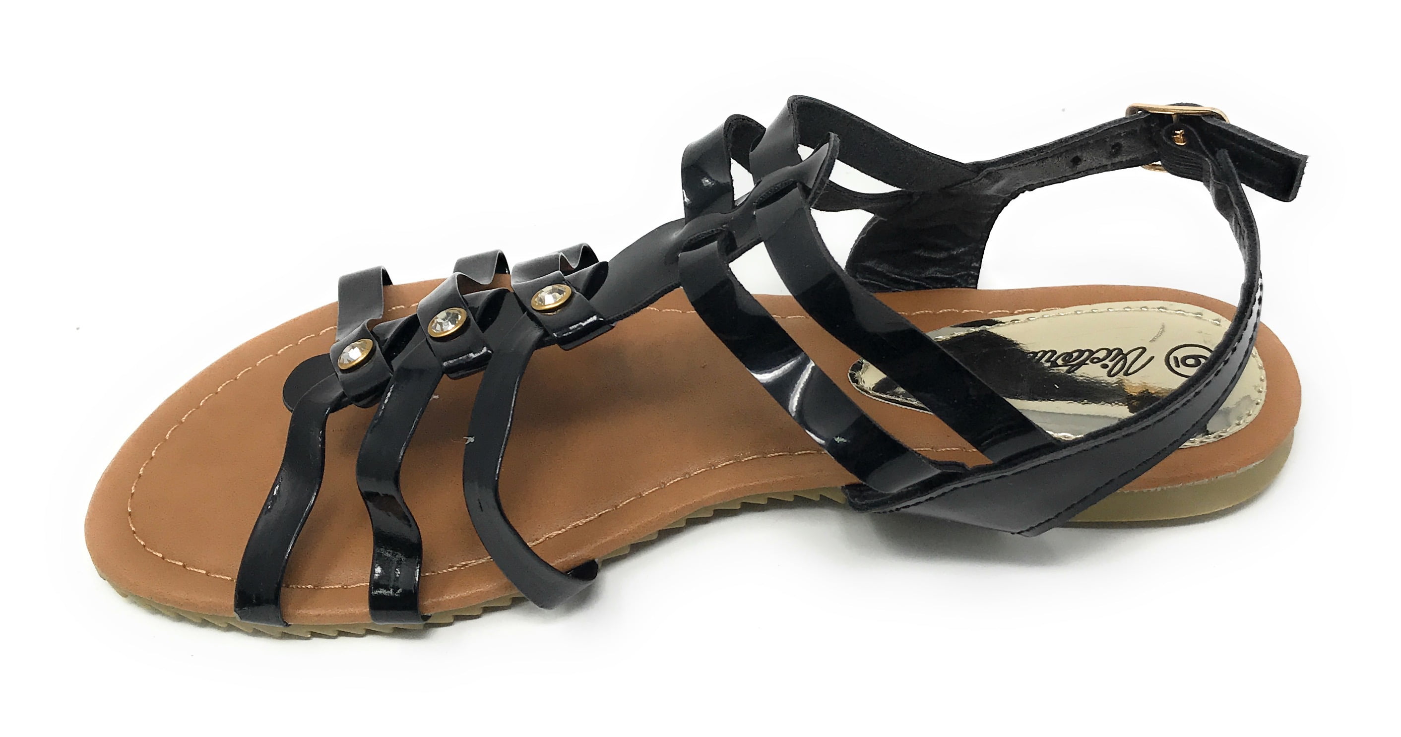 Metallic Strappy Sandal (Women's)