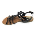 thumbnail image 2 of Victoria K Women's Metallic Strappy Sandal, 2 of 5