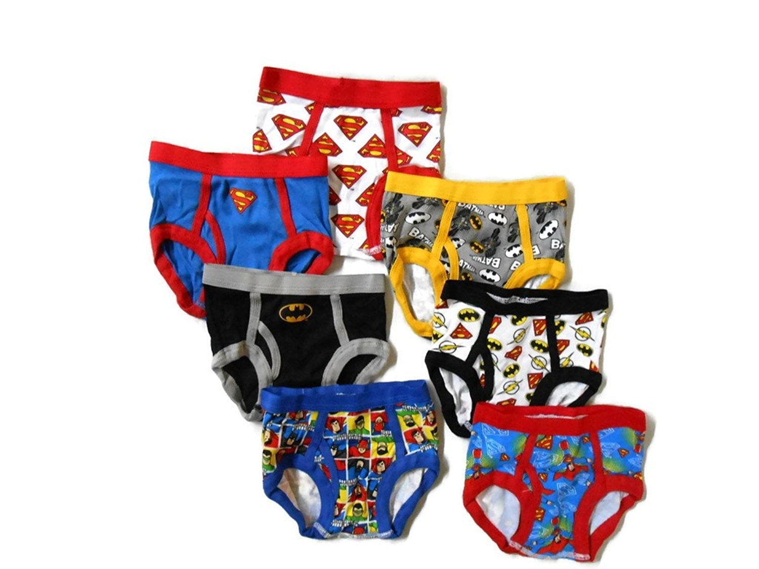 Handcraft Little Boys' Dc Super Friend Batman Superman Brief Size 4T