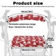 thumbnail image 6 of HELLHERO Seat Back Covers Christmas Tree Walker Seat Cushion Cover for Seniors Men Women Removable Removable and Washable for Sun & Dust Protector, 6 of 7