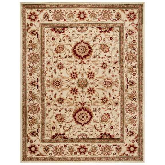 SAFAVIEH Lyndhurst Victoria Floral Area Rug, Ivory, 10' x 14'
