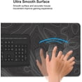thumbnail image 6 of Large Gaming Mouse Pad Topographic Map Lines Contour Geographic PC Computer Keyboard XXL Mouse Mat Desk Pad Non-Slip Desk Mat for Home Office Gaming Work, 35.5 X 16 in, 6 of 6