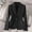 Black, variant on Ready for Back to School GaThRRgYP 2025 Fall Business Blazers Jackets for Women,Ladies Solid Color Long Sleeve Lapel Button Temperament Suit Jacket White XXL