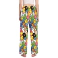 thumbnail image 3 of FORMRS Women's Pajama Pants with Pockets Soft Comfy Loungewear Sleep Bottom, Sizes S-2XL, Colorful Birds Pattern, 3 of 8