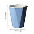 thumbnail image 4 of Tanune Hot Clearance! Household Prismatic Flower Pot Pink Small, 1*Flower Pot, Horticultural Water Basin Clearance Sale, 4 of 9
