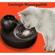 thumbnail image 3 of Fuente de agua - Cerámica - Con loto vertical y filtro automático - Ideal para gatos y mascotas H63, 3 of 5