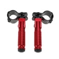 thumbnail image 1 of Pegs traseros de motocicleta universales plegables para Honda, Suzuki, Kawasaki y Yamaha, soportes de pedal para pasajeros de 90 grados, aleación de aluminio CNC, rojos, 1 par, 1 of 7