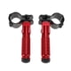 thumbnail image 1 of Pegs traseros de motocicleta universales plegables para Honda, Suzuki, Kawasaki y Yamaha, soportes de pedal para pasajeros de 90 grados, aleación de aluminio CNC, rojos, 1 par, 1 of 7