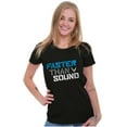 thumbnail image 4 of US Air Force Faster Than Sound USAF Women's T Shirt Ladies Tee Brisco Brands S, 4 of 5