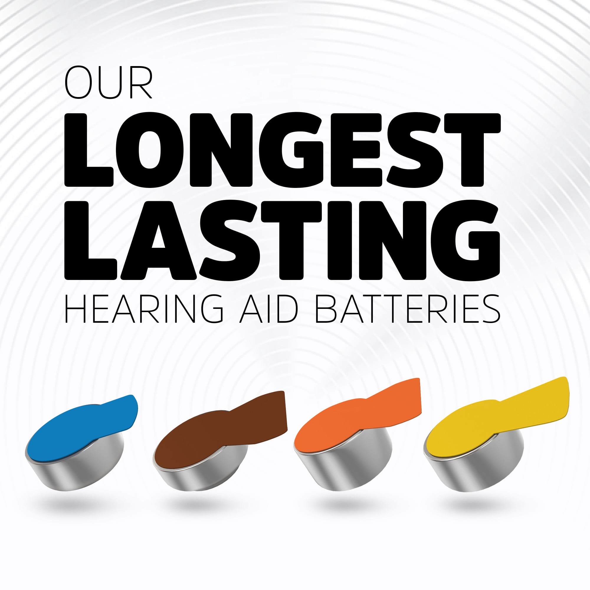 (2 pack) Energizer Hearing Aid Batteries Size 13, Orange Tab, 24 Pack