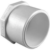 Charlotte Pipe Plug SCH 40 PVC 3/4" Spg White
