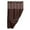 Brown, variant on Hotel Style Weave Shower Curtain with Snap-In Liner and Clear Top Window for Modern Bathroom