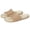 Flax Tan/Bone White, variant on Unisex Adult Spencer Lx Wanderfoam Slide Sandals Eva Lightweight Open Toe Slip on Sandals Durable Eva Outsole