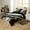 Grey Gold Black, variant on Erosebridal Aesthetic Marbling Comforter Cover Twin, Black Gold Metallic Bedding Twin Size 2pcs (No Comforter)
