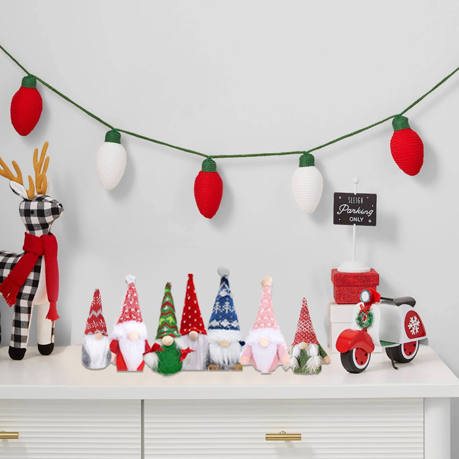 Calendrier De L'Avent 2025 Avec 24 Gnomes à Collectionner - Décoration Compte à Rebours De Noël