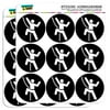 "Rock Climbing Repelling Belay 2"" Scrapbooking Crafting Stickers"