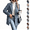 Navy, variant on Asgosdo Women Wool Trench Coat Button Down Single Breasted Long Sleeve Soft Lined Casual Warm Peacoat Fall Winter Outerwear with Pockets