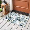thumbnail image 4 of Rectangle Area Rugs 2 x 3 Ft, Watercolor Flowers Non-Slip Residential Carpet, Spring Floral Leaves Botanical Blue Indoor Crawling Mats Runner Rugs for Living Room/Dining Room/Bedroom, 4 of 8