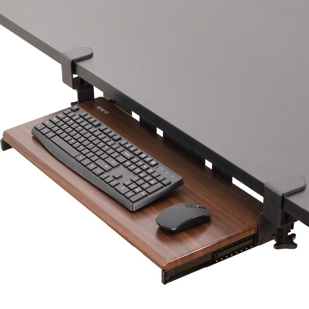 VIVO Extra Sturdy Clampon Computer Keyboard and Mouse Under Desk
