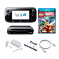 thumbnail image 1 of Nintendo Wii U Console 32GB Black with GamePad & LEGO Marvel Super Heros Game (Refurbished), 1 of 5
