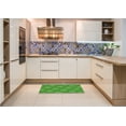 thumbnail image 5 of Ahgly Company Indoor Square Patterned Neon Green Area Rugs, 3' Square, 5 of 6