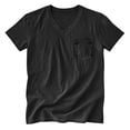 thumbnail image 3 of Aofany Big and Tall T Shirts for Men Lightweight Casual Short Sleeve Basic Tees Summer V Neck Loose Fit Tops, 3 of 4