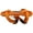 Orange, variant on Pet Life  Mountaineer Chest Compression Adjustable Reflective Easy Pull Dog Harness, Orange - Small
