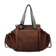 thumbnail image 4 of Mochila organizadora transformable para mujer, bolso de hombro para deportes de primavera Marrón, 4 of 9
