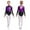 Purple, variant on YiZYiF Kids Girls Long Sleeve Metallic Shiny Ballet Dance Leotard Gymnastics Figure Skating Bodysuit Red 14