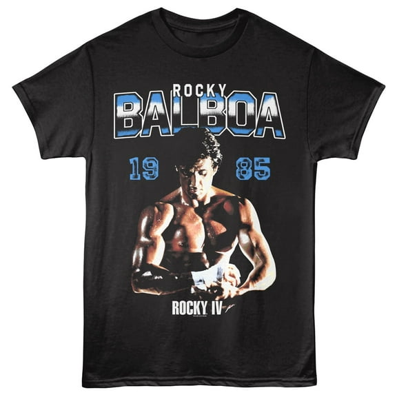 Rocky 4 1985 Men's T Shirt (Black, Adult2XL)