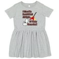 thumbnail image 3 of Inktastic I Want to Rock N' Roll N' Potty Everyday Girls Toddler Dress, 3 of 5