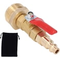 thumbnail image 4 of AVEKI RV Kit d'Hivernage, Robuste Laiton RV Winterize Blowout Adaptateur Filetage Standard Joints d'Irrigation de Jardin pour Yachts RV (Mâle) Pièces et Accessoires Rva0507, 4 of 8