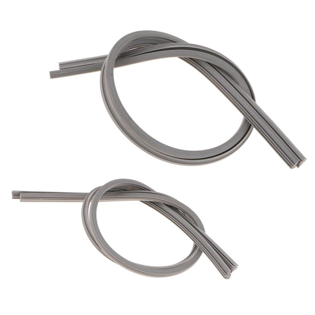 Tiras Deshuesadas Del Silicón Del Limpiador Del Parabrisas Del Vehículo 4pcs - 26inch + 24inch Sharpla Tira de silicona para inserto de coche