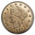 thumbnail image 2 of 1883 Liberty Head V Nickel No Cents AU-58 PCGS, 2 of 3