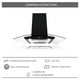 thumbnail image 4 of Campana extractora SUPRA para Isla 76 cm cristal curvo color negro CI-76-BLACK, 4 of 6