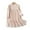 Apricot, variant on Esaierr Kids Baby Girls Dress Mesh Knit Long Sleeve Princess Dress Spring Fall Solid Dress for 1-7 Years